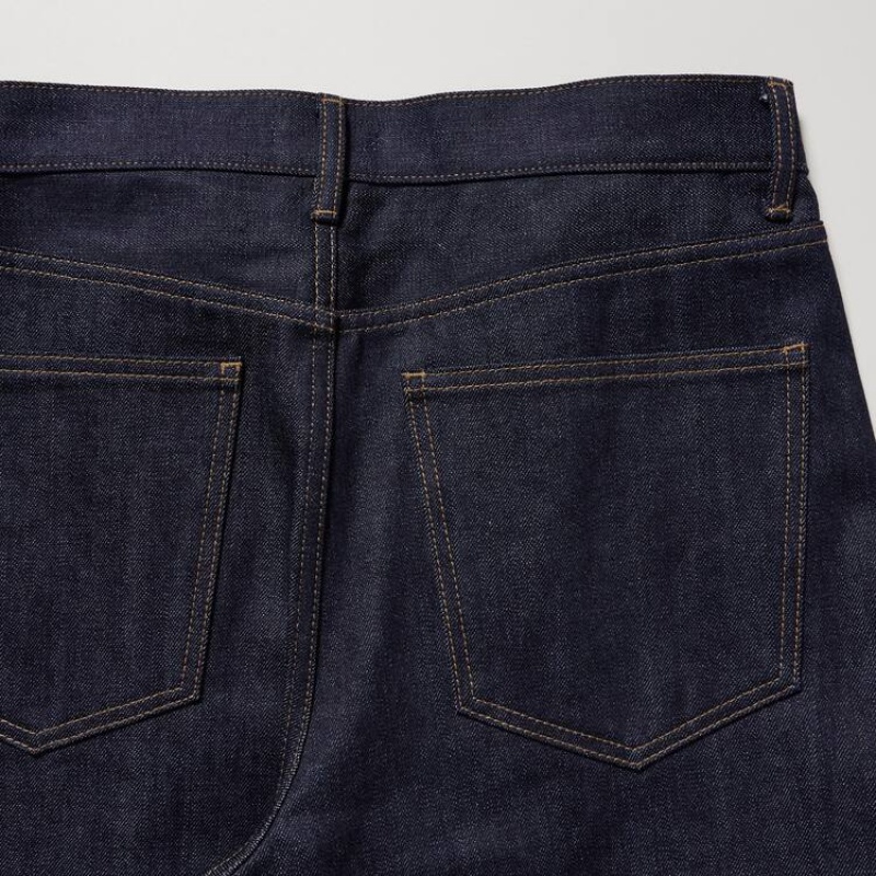 Uniqlo U Selvedge Regular Fit Jeans Blu Marino | YAVCZS279