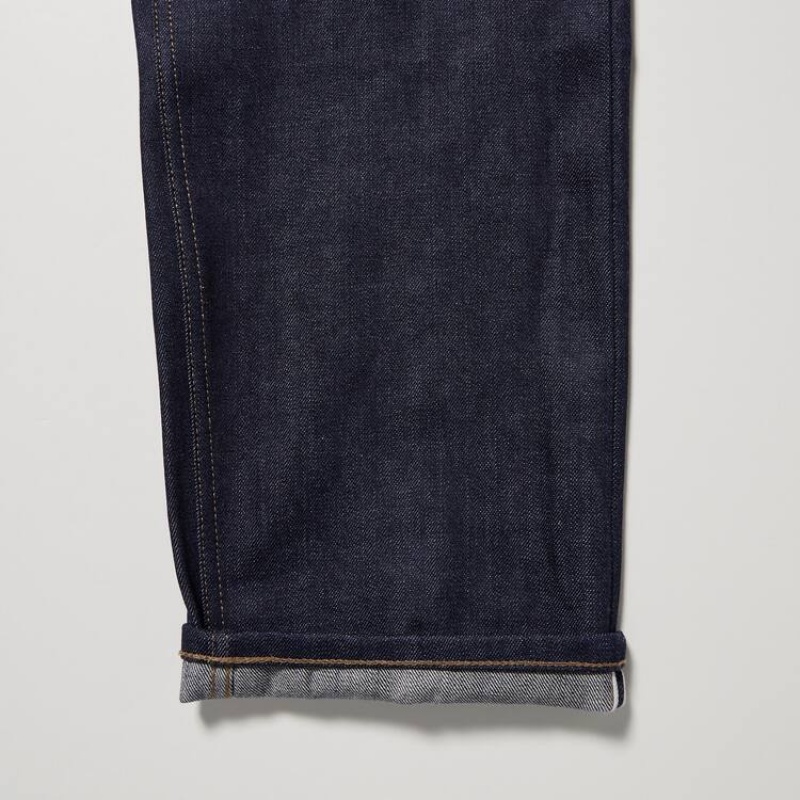 Uniqlo U Selvedge Regular Fit Jeans Blu Marino | YAVCZS279