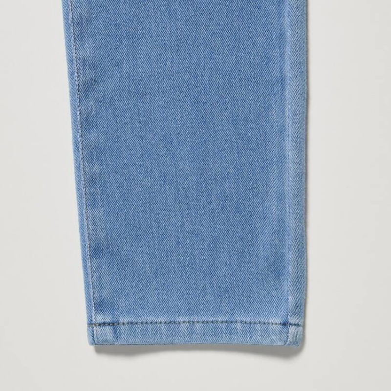 Uniqlo Ultra Stretch Denim (With Back Pockets) Pantaloni Jogger Ragazza Blu | RCNOUX308