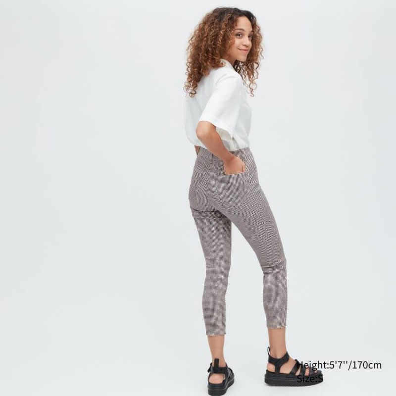 Uniqlo Ultra Stretch High Rise Cropped Leggings Nere | TIMAKU618