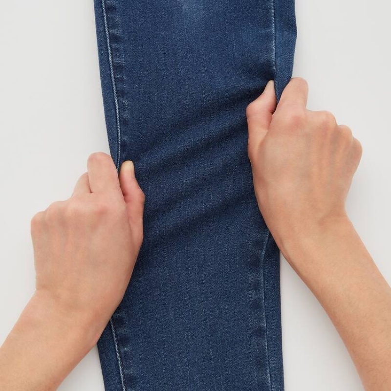 Uniqlo Ultra Stretch Maternity Jeans Blu | HIWCVS346