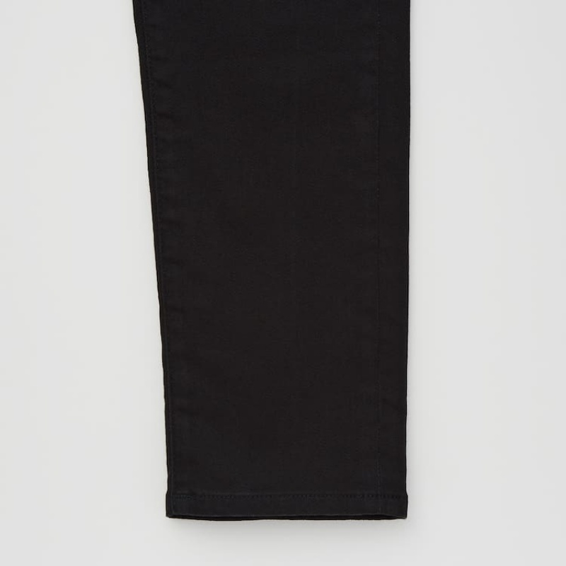 Uniqlo Ultra Stretch Slim Fit Zip Fly (2021 Season) Pantaloni Ragazza Nere | QYMCHZ932