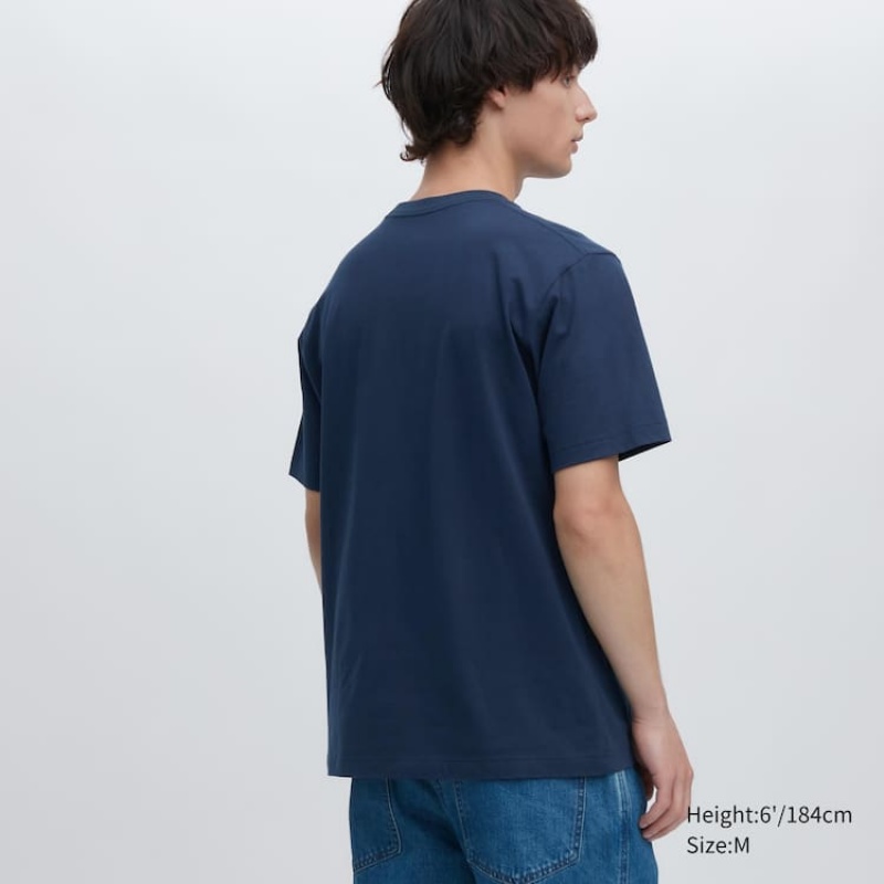 Uniqlo Ut Archive Naruto Grafica Magliette Blu Marino | VLTFEG381