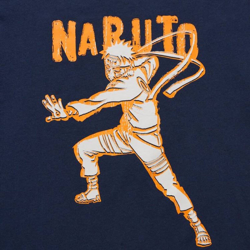 Uniqlo Ut Archive Naruto Grafica Magliette Blu Marino | VLTFEG381