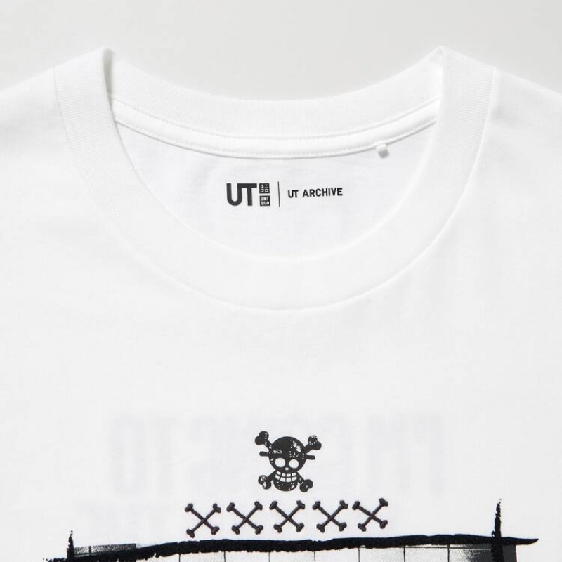 Uniqlo Ut Archive One Piece Grafica Magliette Bianche | LCIGAM371