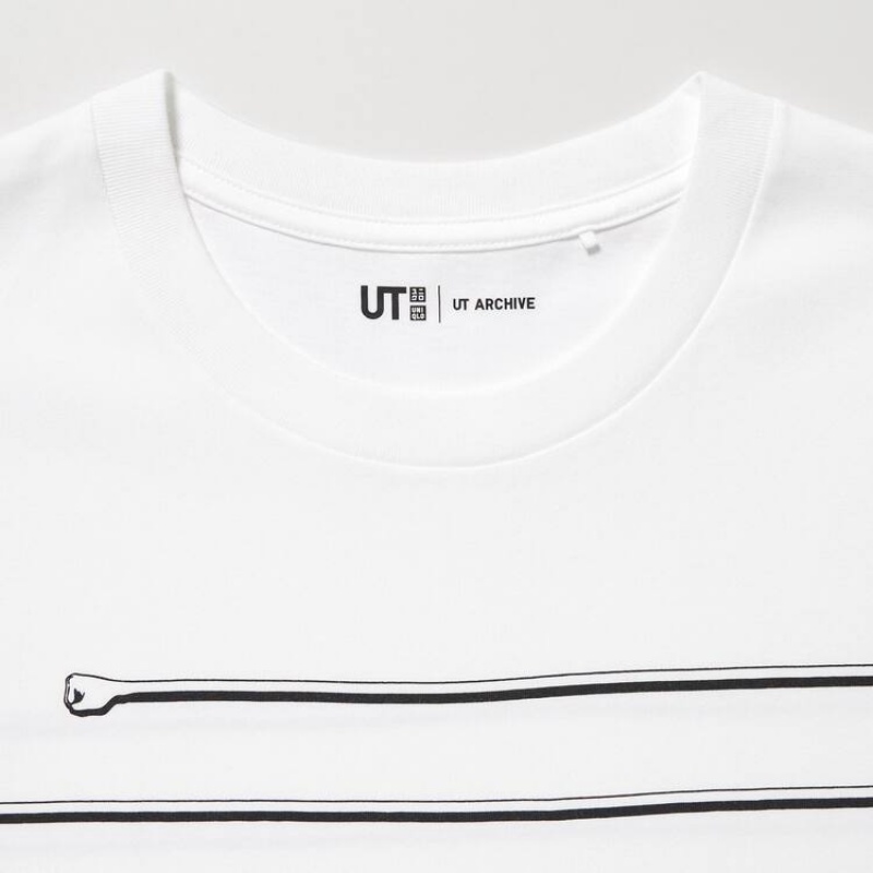 Uniqlo Ut Archive One Piece Grafica Magliette Bianche | BNMRSV769