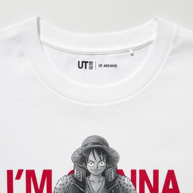 Uniqlo Ut Archive One Piece Grafica Magliette Bianche | DVRAHF521