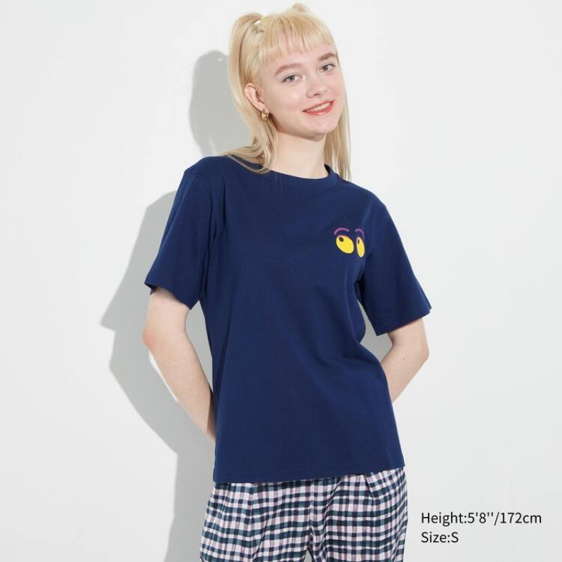 Uniqlo Utgp2023 Mfa Ut Grafica Magliette Blu Marino | DAGVHT129