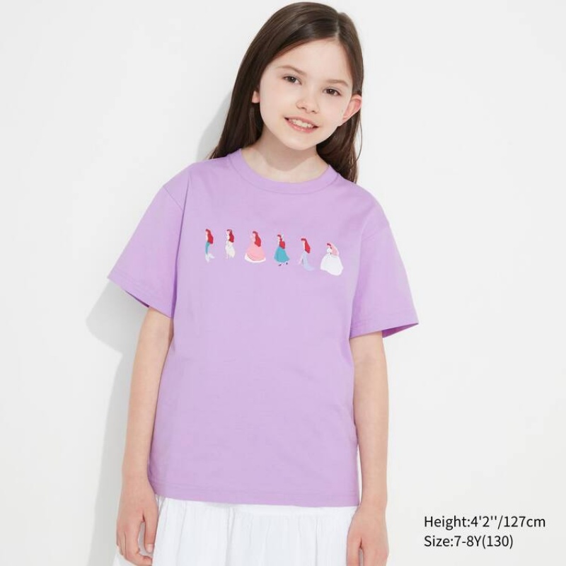 Uniqlo Utgp X Mfa Ut Grafica Magliette Ragazza Viola | ZUXMYG927