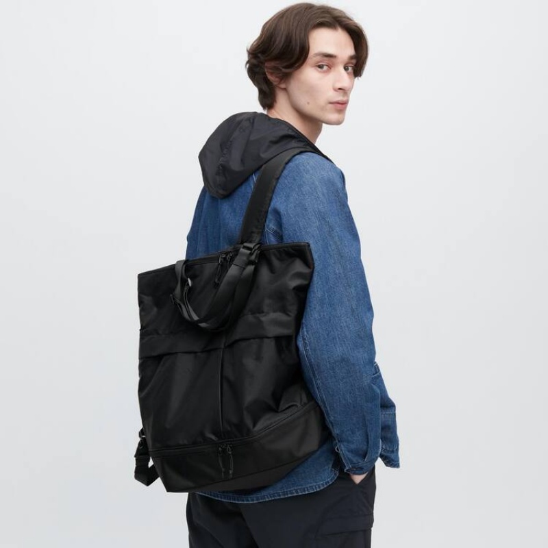 Uniqlo Utility Two-way Borse Nere | GKQTDM718