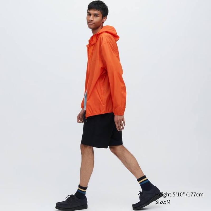 Uniqlo Uv Protection 3d Cut Pocketable Parka Arancioni | MFZEKO207