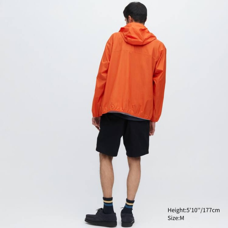 Uniqlo Uv Protection 3d Cut Pocketable Parka Arancioni | MFZEKO207