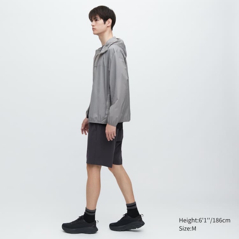 Uniqlo Uv Protection Pocketable Parka Grigie | WNPFMJ280