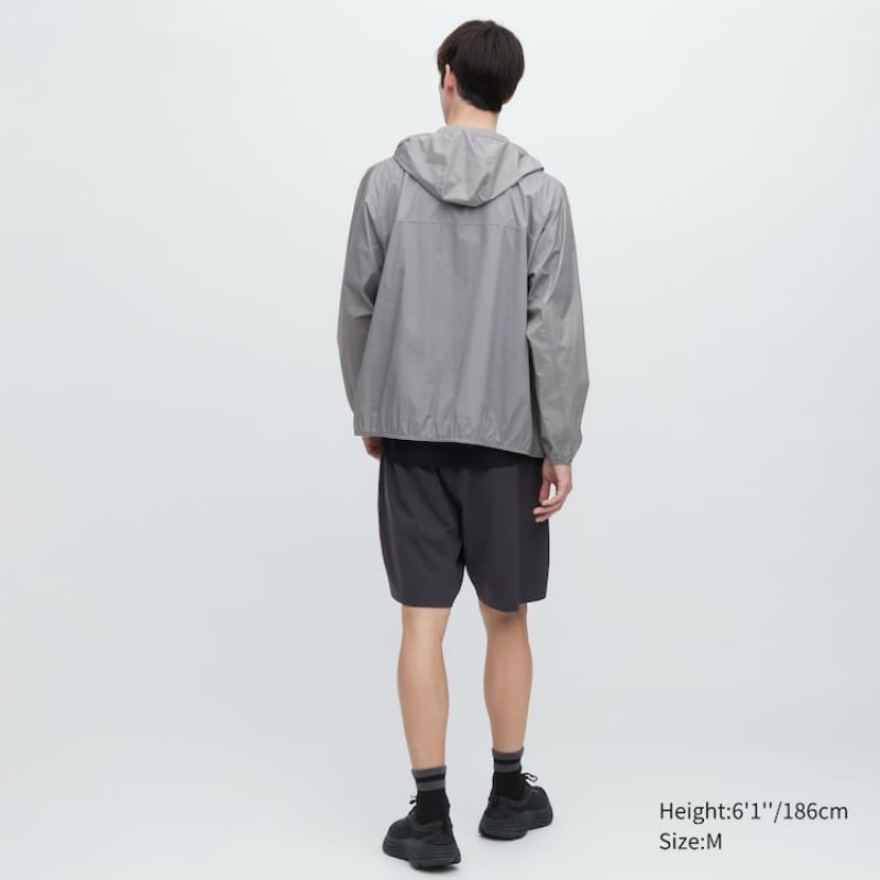 Uniqlo Uv Protection Pocketable Parka Grigie | WNPFMJ280