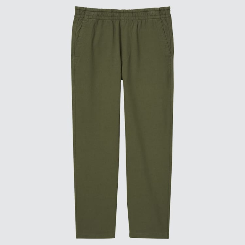 Uniqlo Washed Jersey Ankle Length Loungewear Verdi Scuro | TOUMLR950